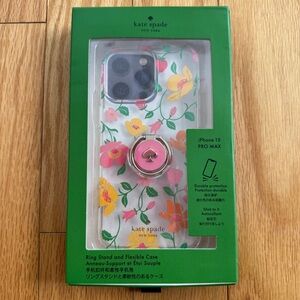 Kate Spade iPhone 15 Pro Max Phone Case and Ring Stand